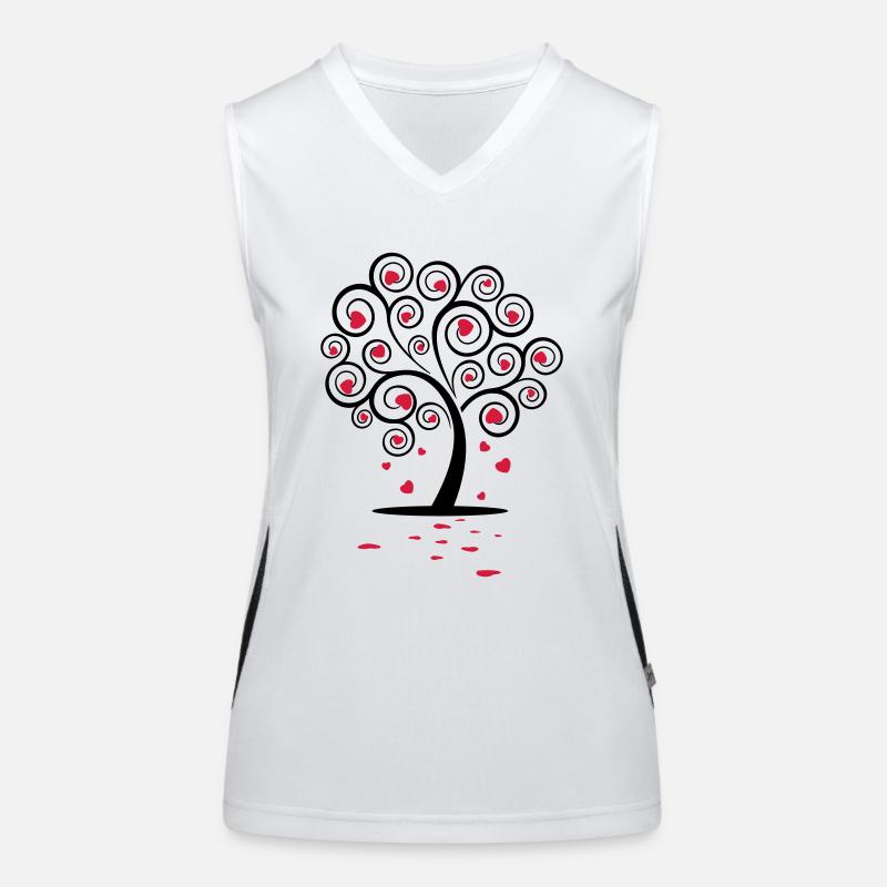 Arbre d'amour Débardeur respirant contrasté Femme