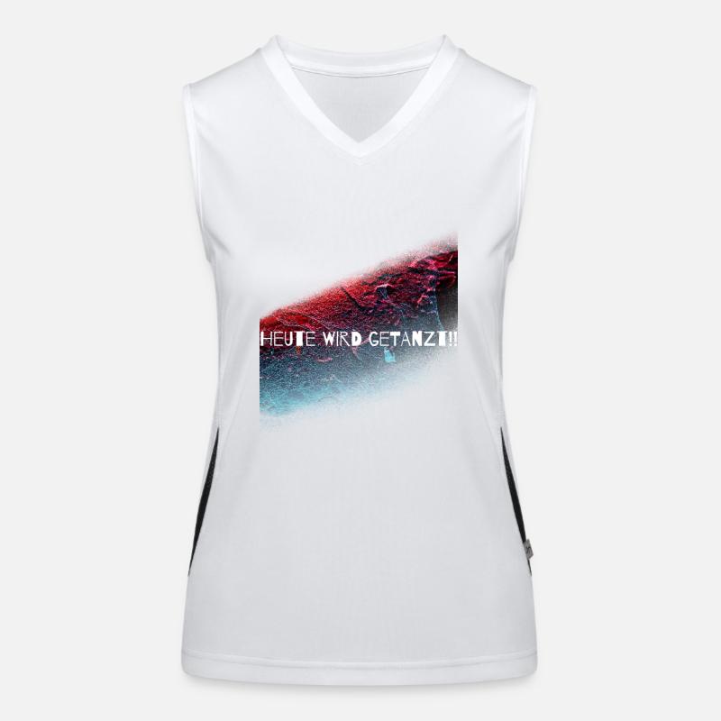 Today is danced,discotheque,dancing,gift Women's Functional Contrast Tank Top