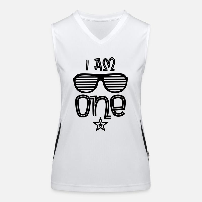 Erster Geburtstag Funktionelles Kontrast-Tank Top für Frauen