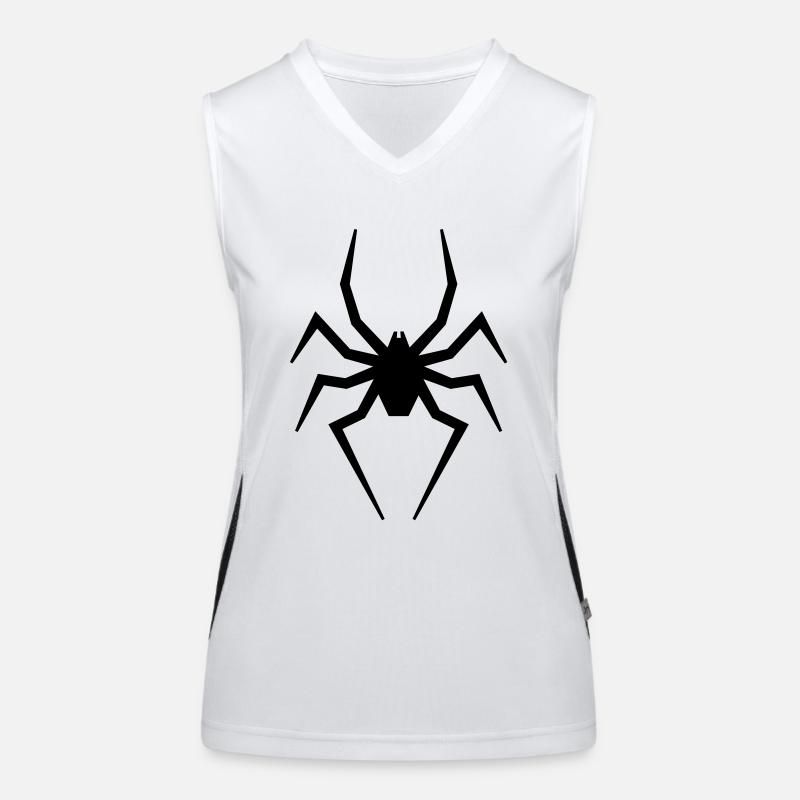 Spinne Funktionelles Kontrast-Tank Top für Frauen