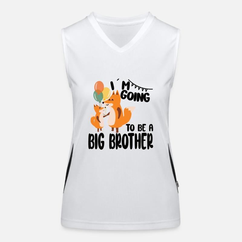 Big Brother Fox Siblings Women's Functional Contrast Tank Top