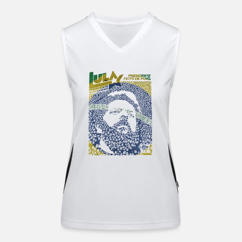 Lula Präsident - Comemorativa Funktionelles Kontrast-Tank Top für Frauen