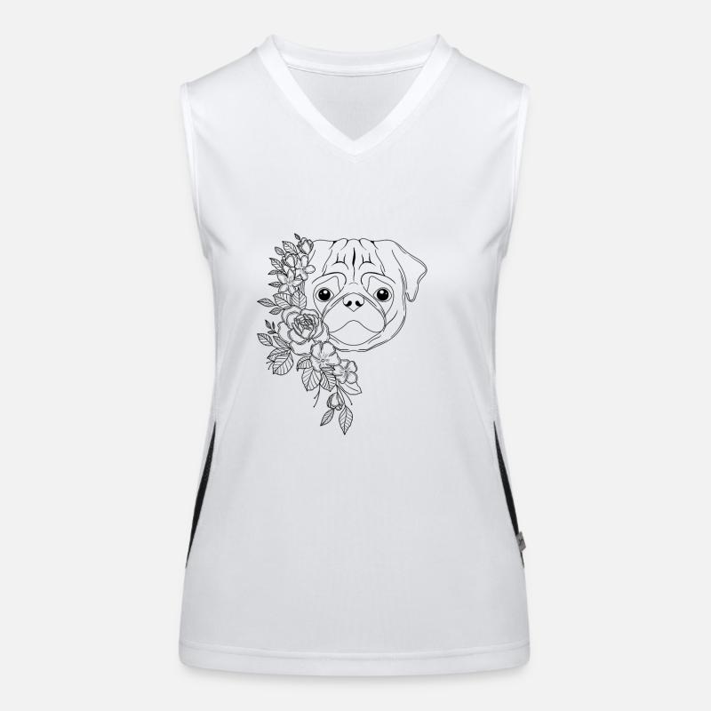 Pug Women's Functional Contrast Tank Top