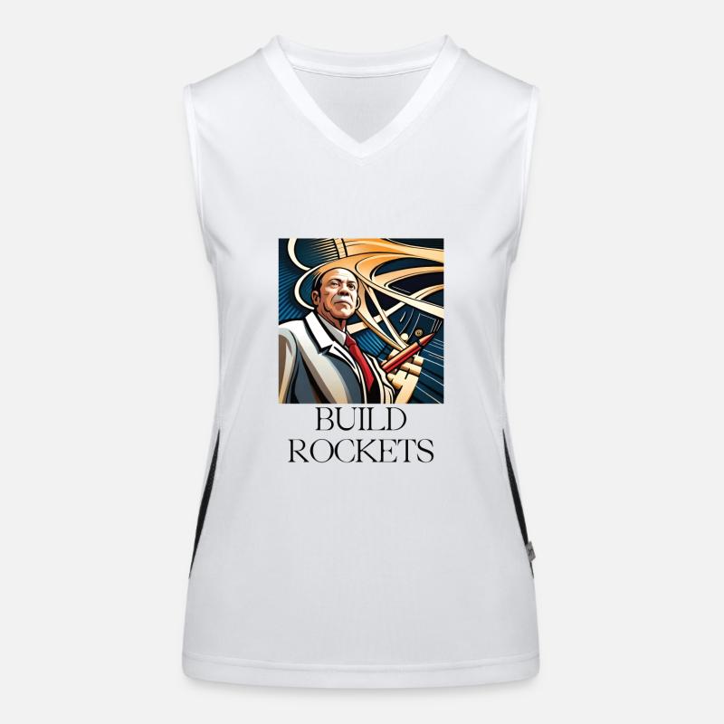Mr. ROCKET Funktionelles Kontrast-Tank Top für Frauen