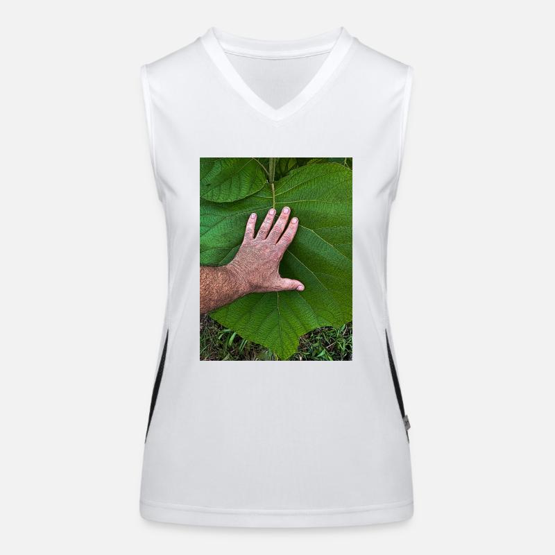 The hand on life Women's Functional Contrast Tank Top