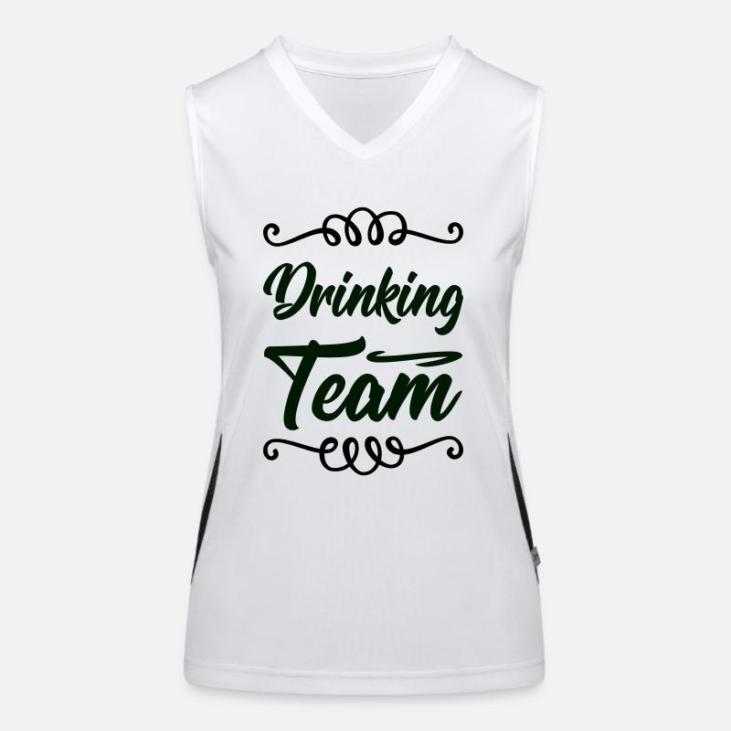 drinking team Women's Functional Contrast Tank Top