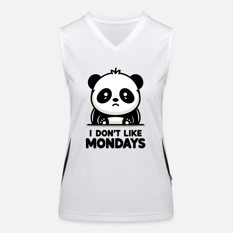 Lundi Panda Débardeur respirant contrasté Femme