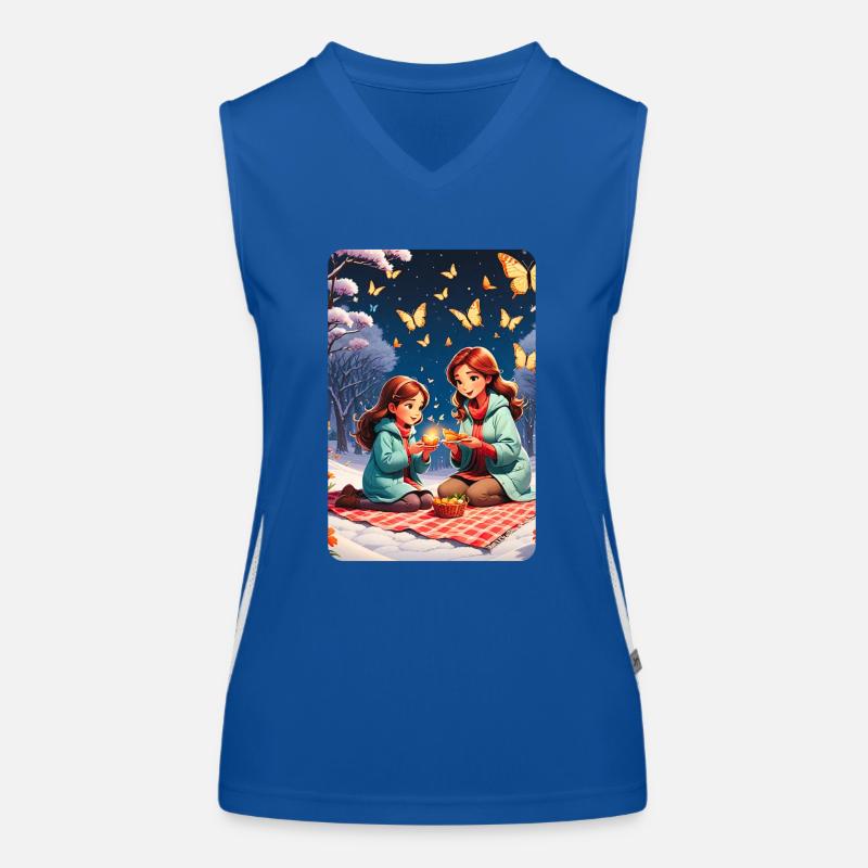 personalisiertes Design-Muttergeschenk Funktionelles Kontrast-Tank Top für Frauen
