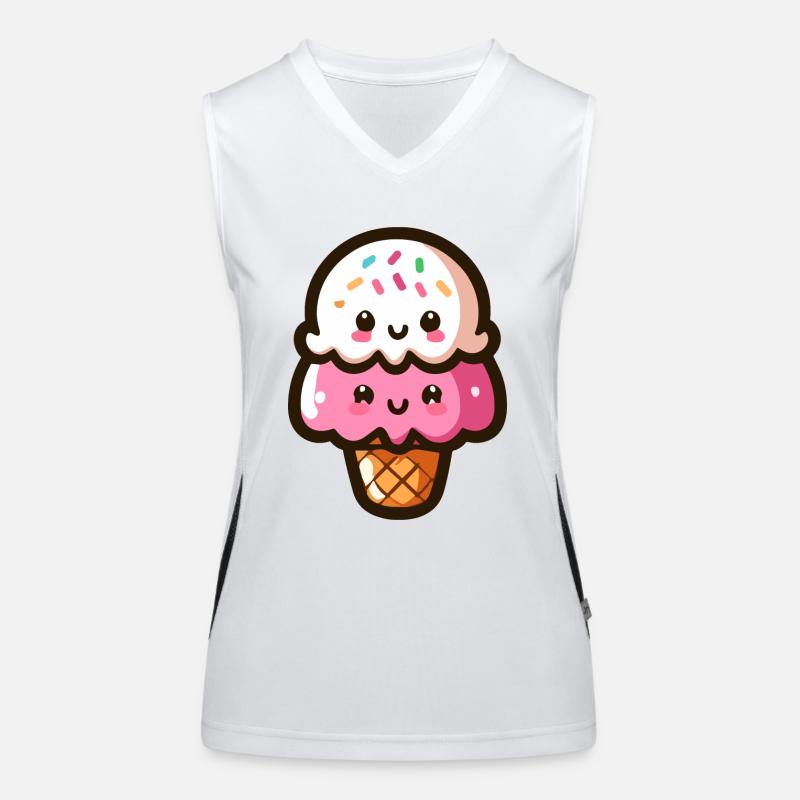 Ice two scoops Women's Functional Contrast Tank Top