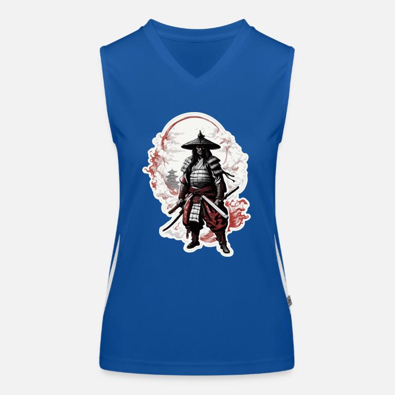 Samurai / Japanisch / Harakiri / Katana / Mann Funktionelles Kontrast-Tank Top für Frauen