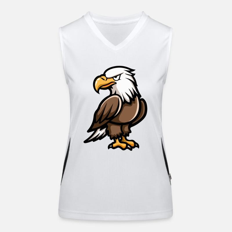 Adler Comic Funktionelles Kontrast-Tank Top für Frauen