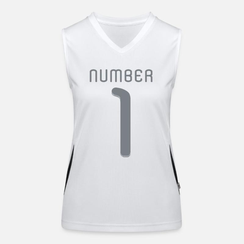 Nummer eins ☝ Funktionelles Kontrast-Tank Top für Frauen