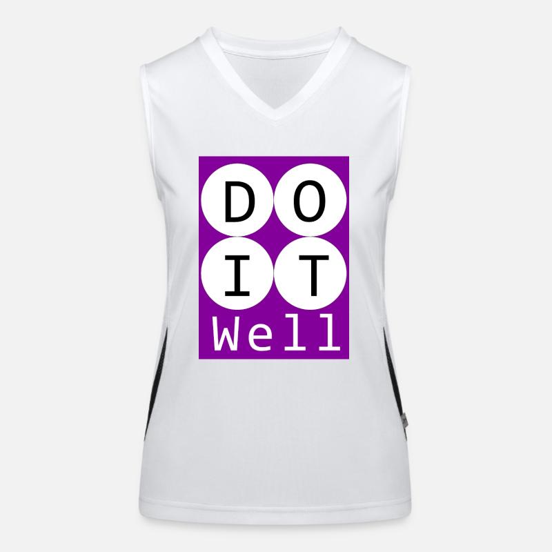 Does Good 👍 Women's Functional Contrast Tank Top