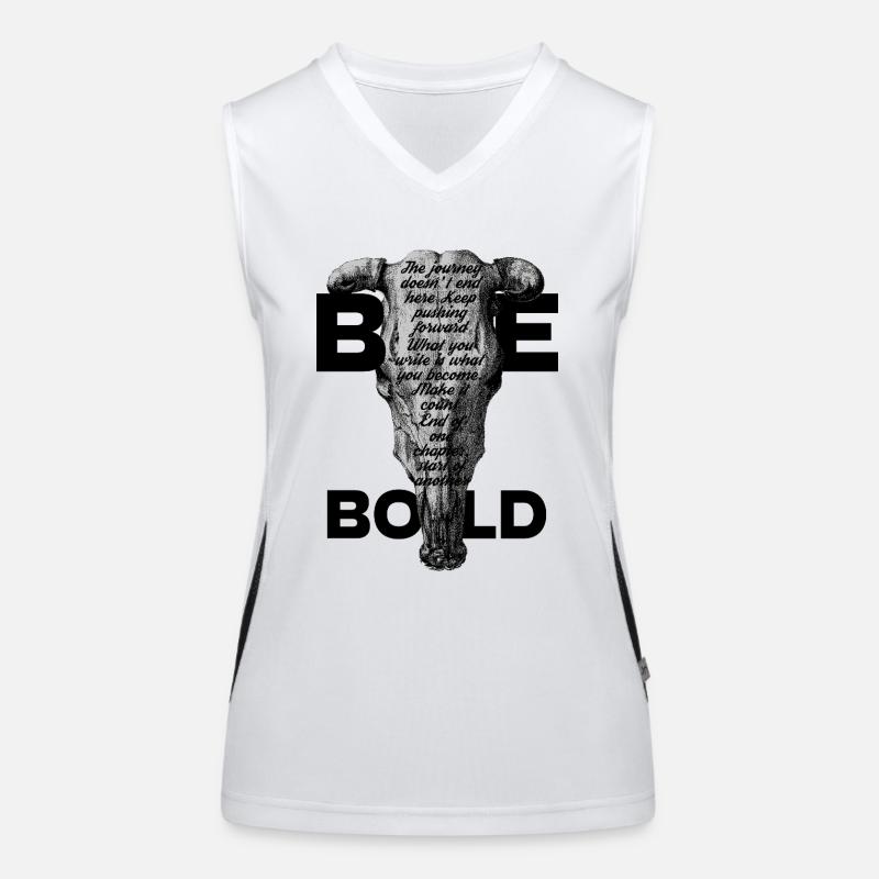 Faites en sorte que cela compte : la fin n’est que le début. Débardeur respirant contrasté Femme