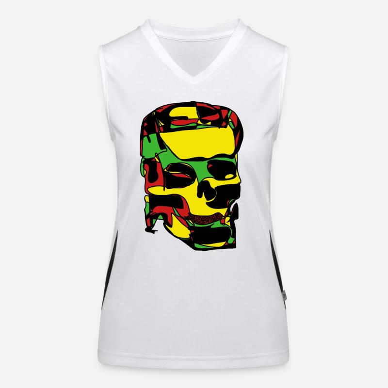 crâne Débardeur respirant contrasté Femme