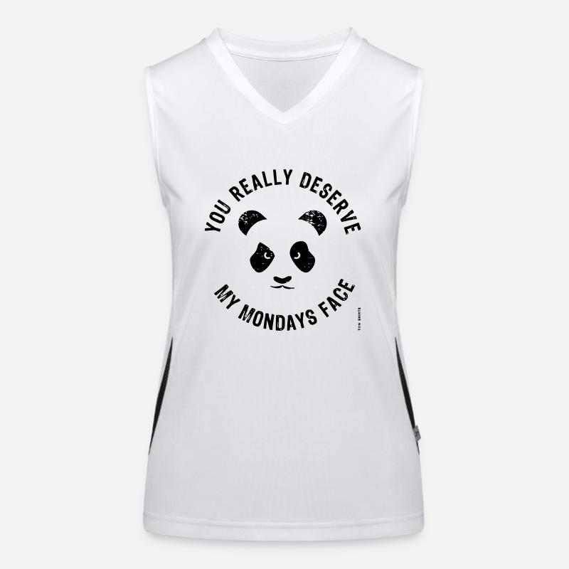 Mondays Face Women's Functional Contrast Tank Top