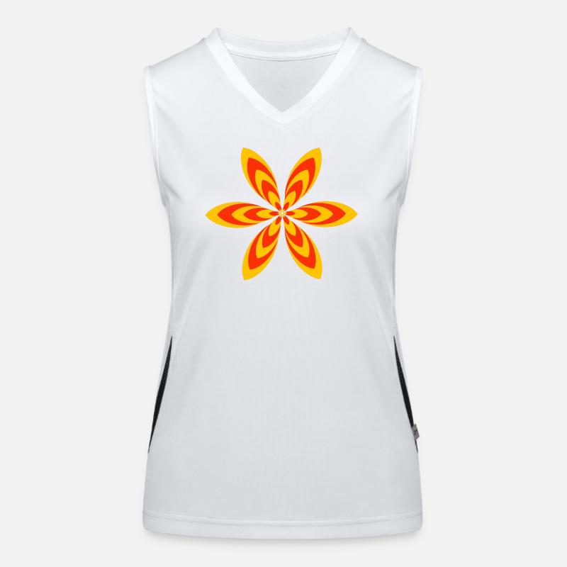 Grafik - grafisches Muster - geometrisches Muster Funktionelles Kontrast-Tank Top für Frauen