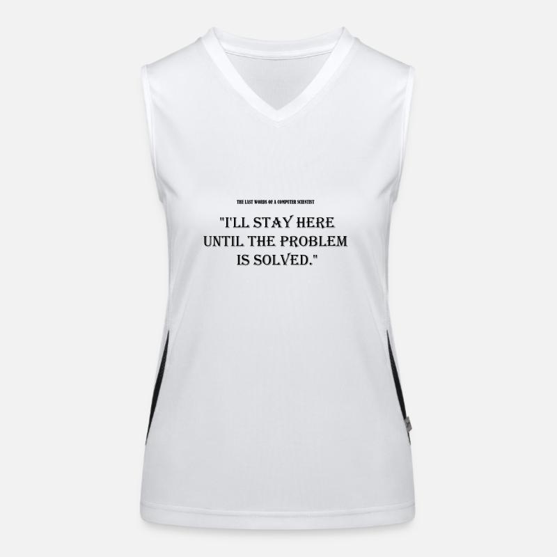 Last words Funktionelles Kontrast-Tank Top für Frauen