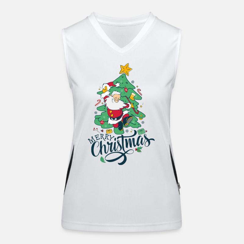 Joyeux père Noël Débardeur respirant contrasté Femme