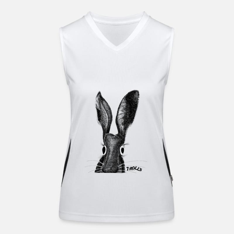 HASE Funktionelles Kontrast-Tank Top für Frauen