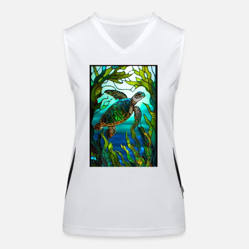 Turtle Women's Functional Contrast Tank Top
