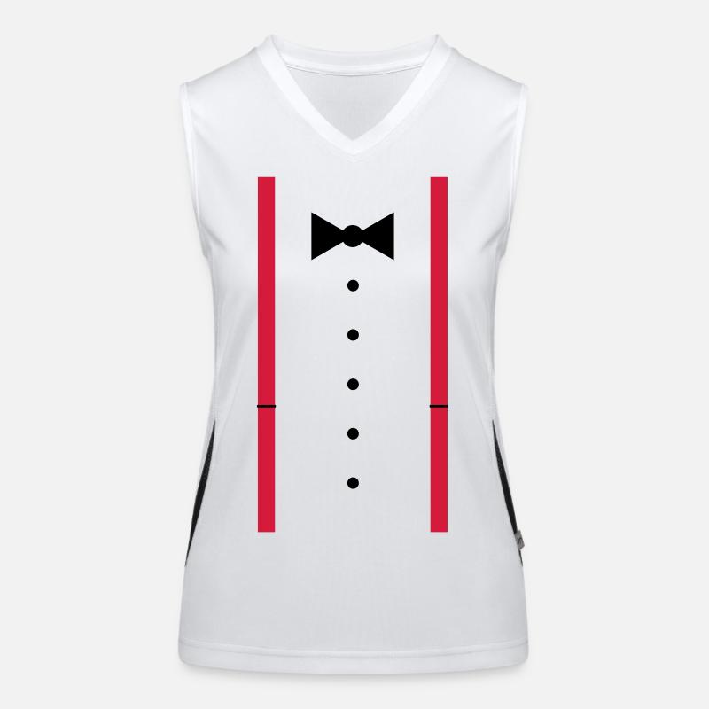 Hosenträger Funktionelles Kontrast-Tank Top für Frauen