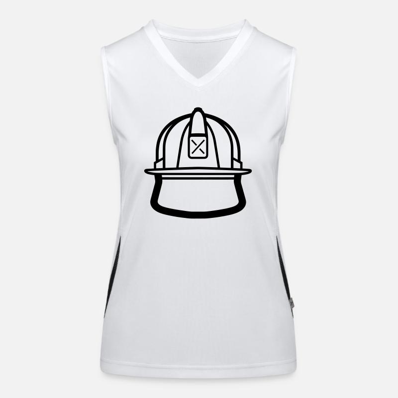 Firefighter's helmet Women's Functional Contrast Tank Top