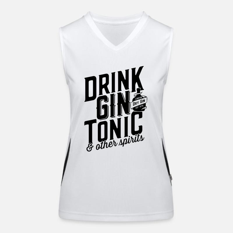 LondonDryGin3 Funktionelles Kontrast-Tank Top für Frauen