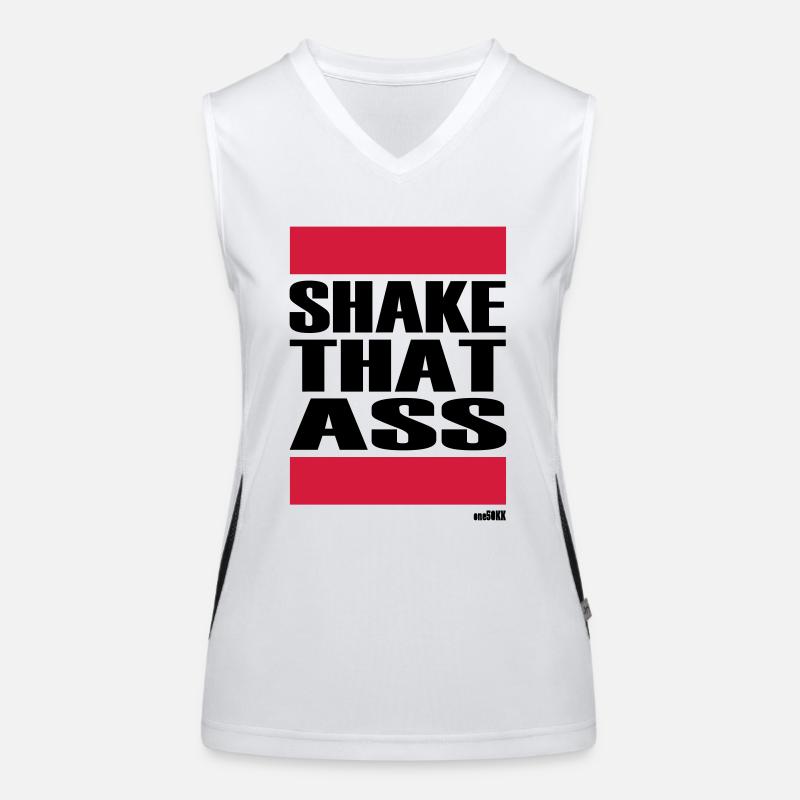 SHAKE THAT ASS Women's Functional Contrast Tank Top