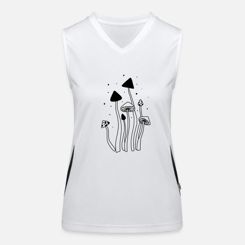 Magic mushrooms Women's Functional Contrast Tank Top