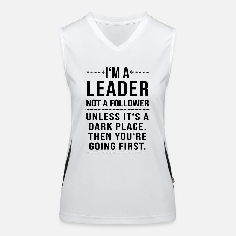 Im un leader pas un suiveur Débardeur respirant contrasté Femme