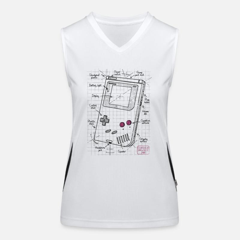 Console Débardeur respirant contrasté Femme