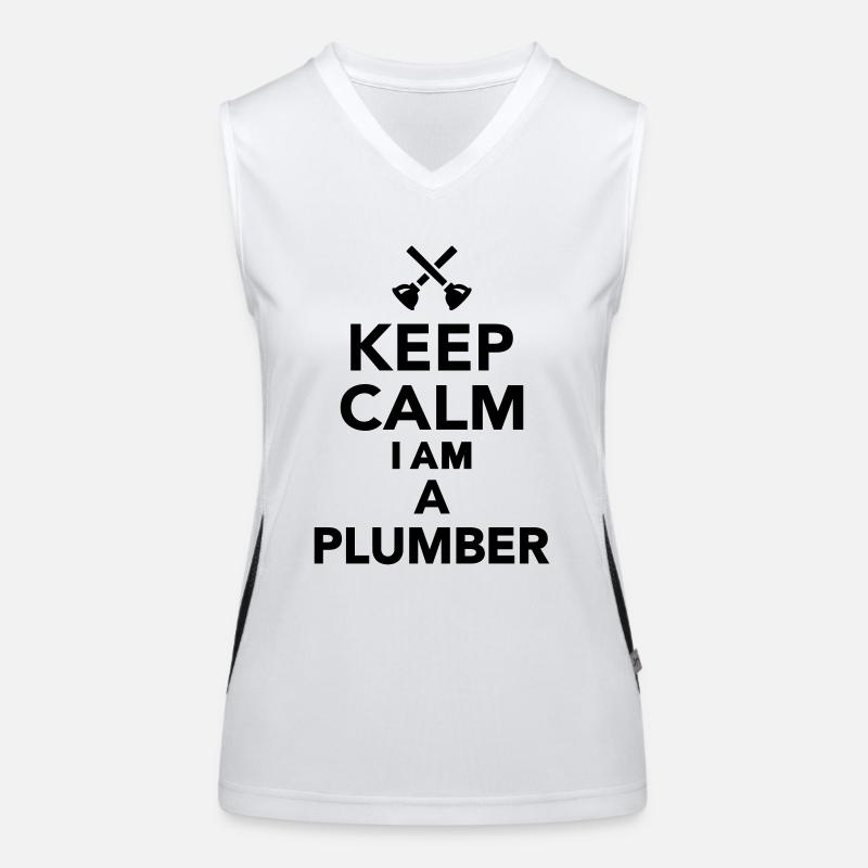 Klempner Funktionelles Kontrast-Tank Top für Frauen