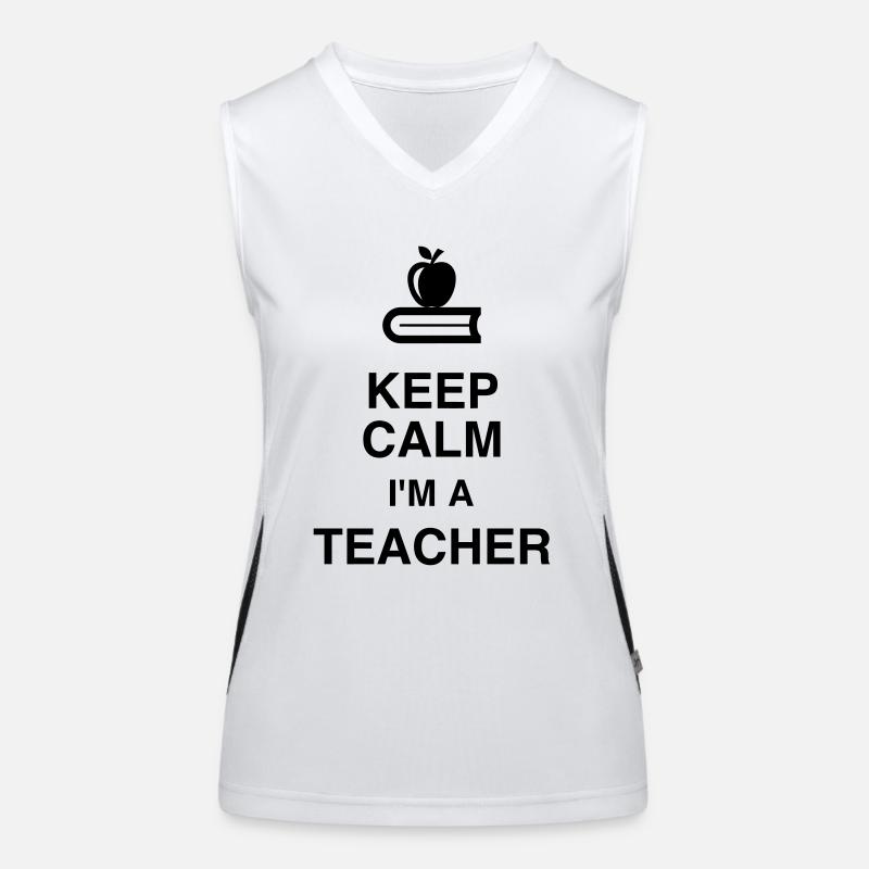 Ecole / Prof / Instit / Professeur / Maîtresse Débardeur respirant contrasté Femme