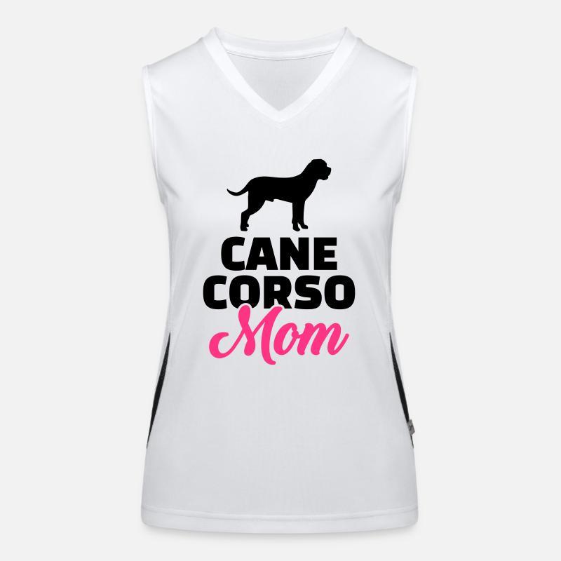 Cane Corso Funktionelles Kontrast-Tank Top für Frauen