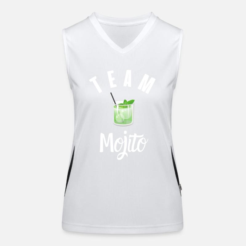 team mojito Débardeur respirant contrasté Femme