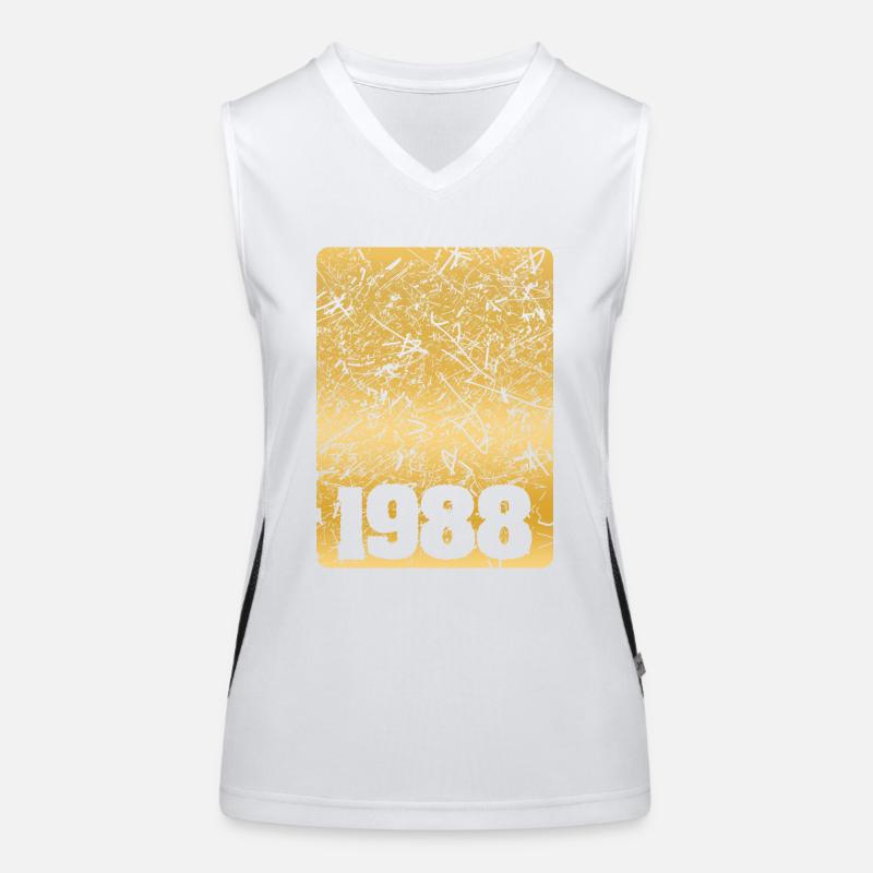 Year 1988 Women's Functional Contrast Tank Top