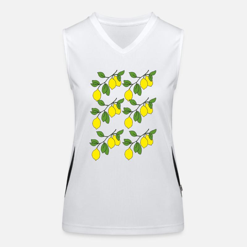 Brins de citron Débardeur respirant contrasté Femme