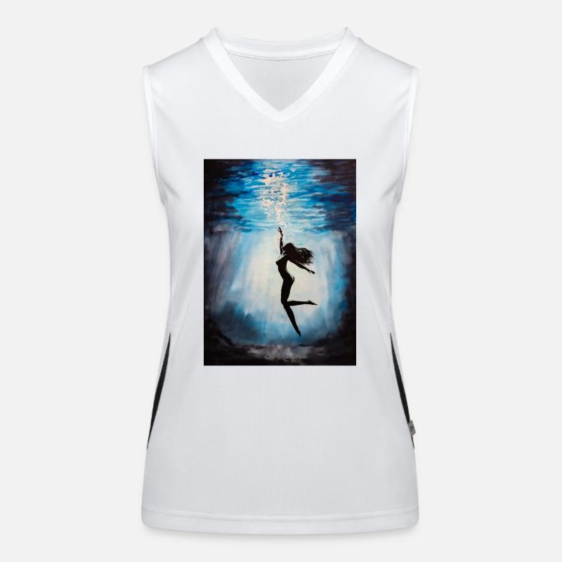 Versuchung Funktionelles Kontrast-Tank Top für Frauen