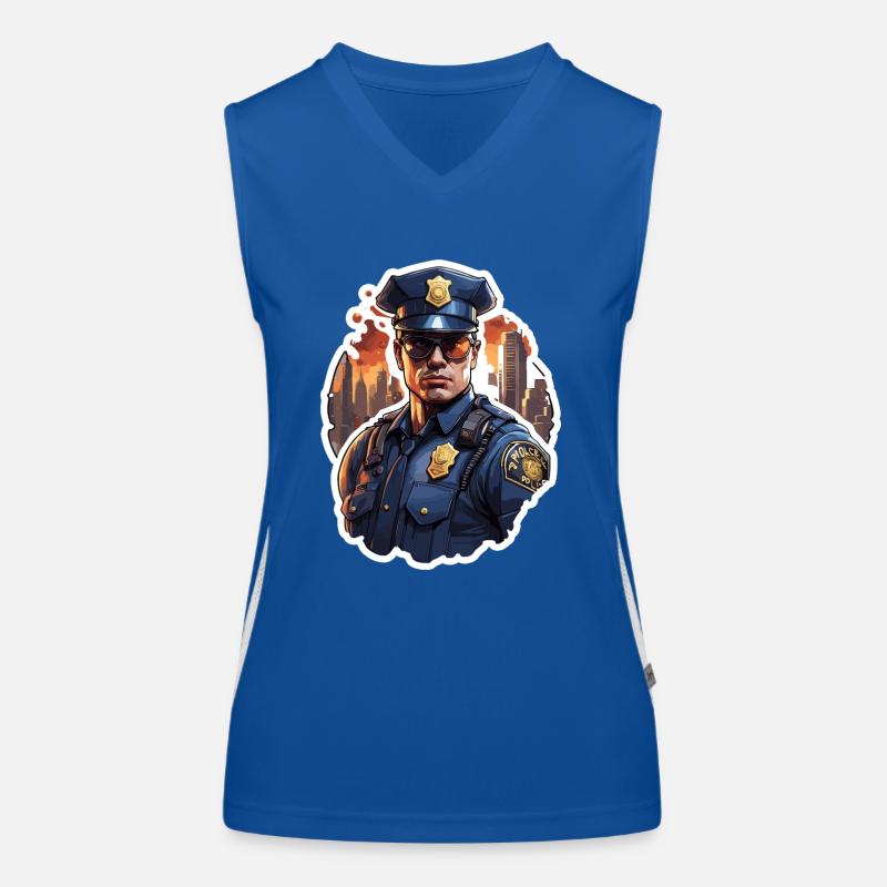 Polizei / Einsatz / Beruf / Job / Einsatzkräfte Funktionelles Kontrast-Tank Top für Frauen