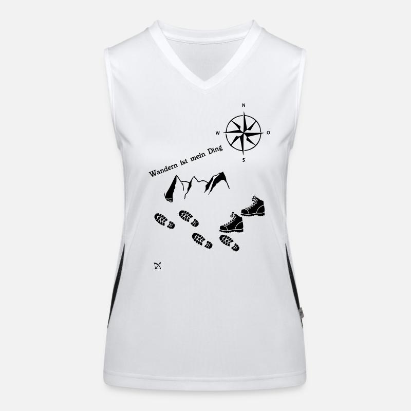 Wandern Funktionelles Kontrast-Tank Top für Frauen