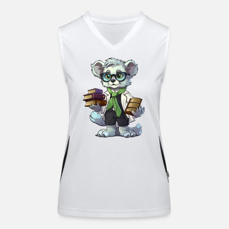 Koala Librarian Women's Functional Contrast Tank Top