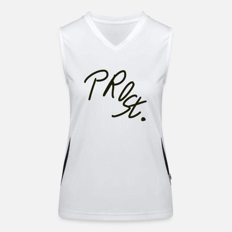 Prost! Funktionelles Kontrast-Tank Top für Frauen