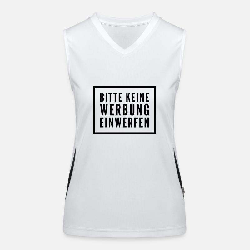 Werbeverbot Funktionelles Kontrast-Tank Top für Frauen