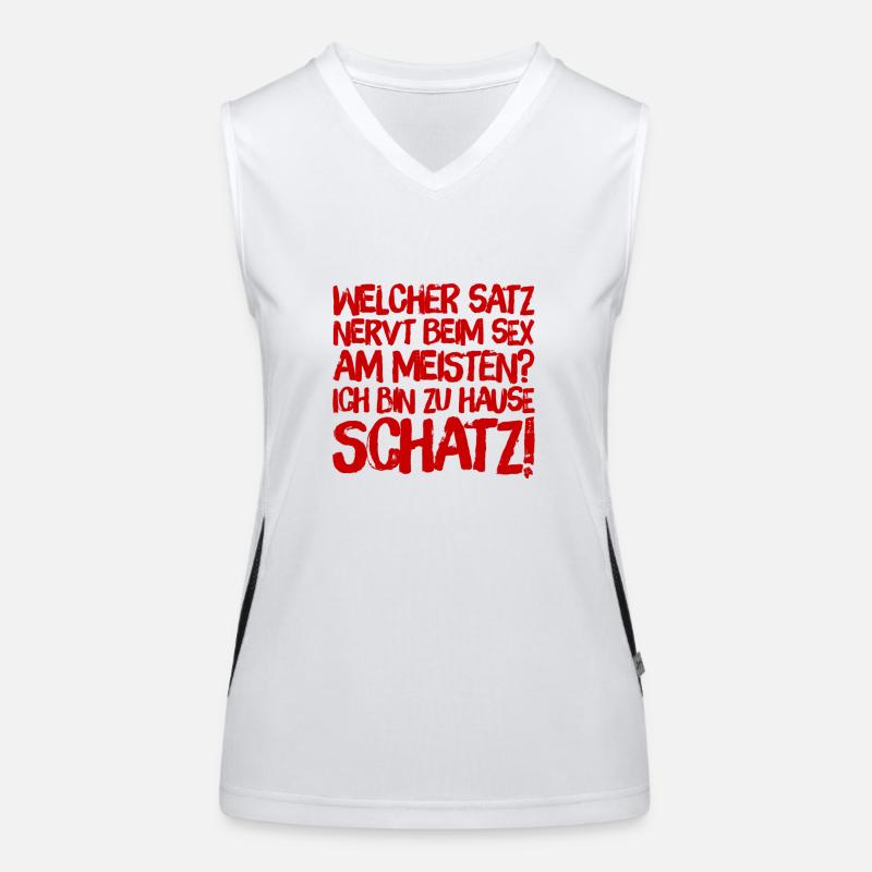 fremdgehen Funktionelles Kontrast-Tank Top für Frauen