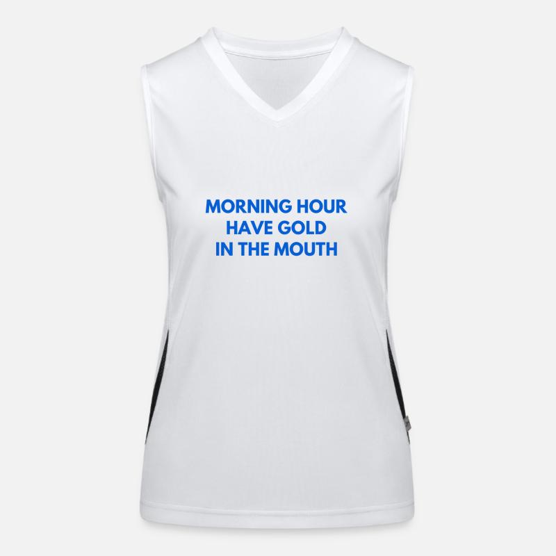 ich bin ein früher Vogel Funktionelles Kontrast-Tank Top für Frauen