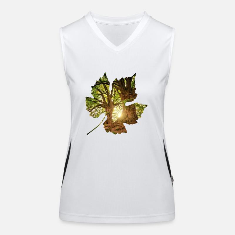 forest 24 in leaf Women's Functional Contrast Tank Top