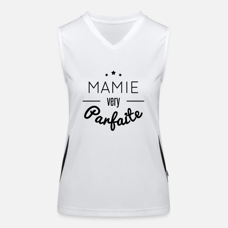 mamie very parfaite Débardeur respirant contrasté Femme