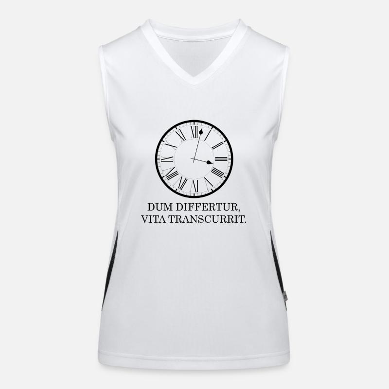 while it is postponed Latin black Women's Functional Contrast Tank Top