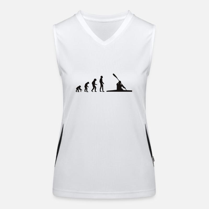 Canoë Evolution noir Débardeur respirant contrasté Femme